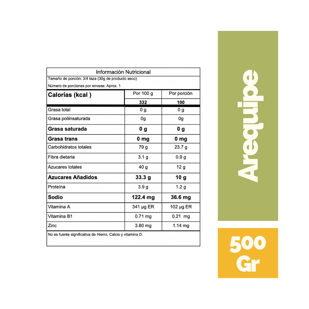 Cereal Hojuelas de Maíz con Arequipe