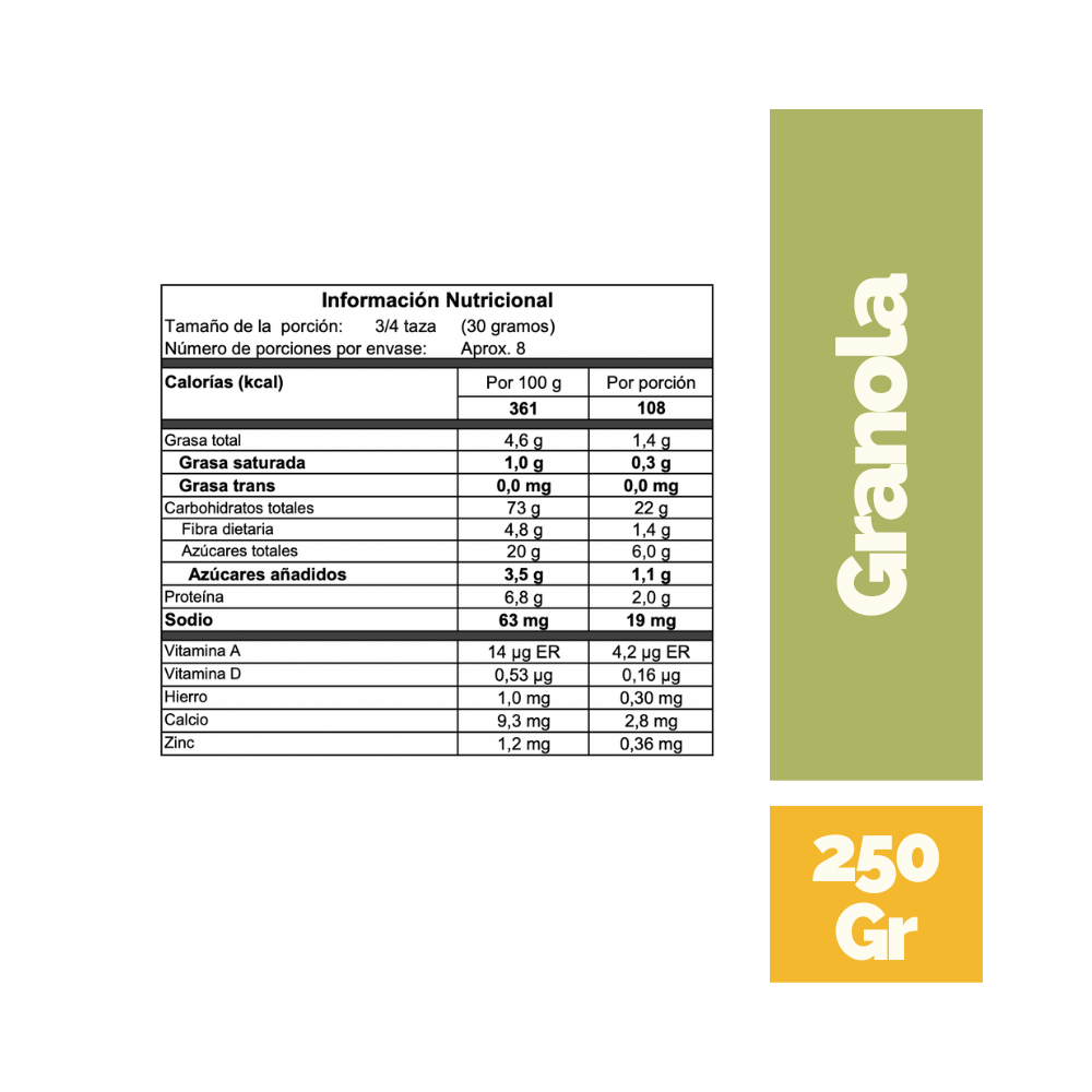 Granola - Día a Día - Cereales Día a Día