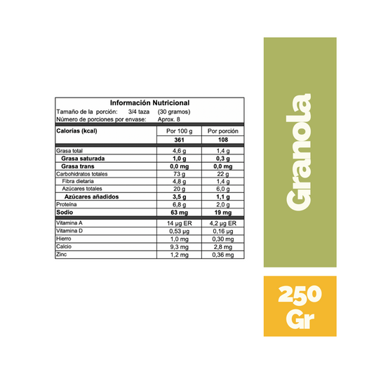 Granola - Día a Día - Cereales Día a Día