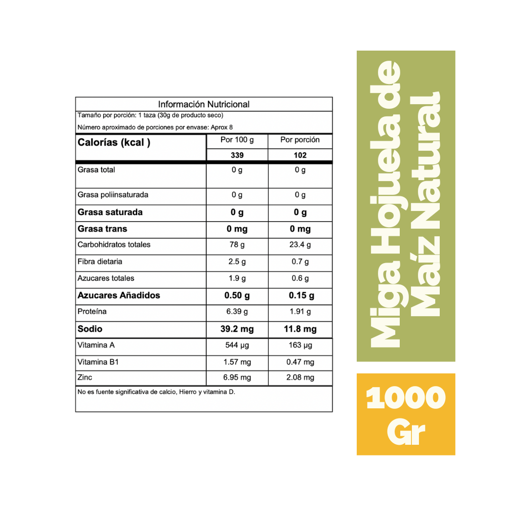 Panko o Miga de Maíz