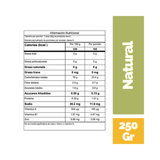 Hojuelas de Maíz Naturales - Día a Día - Cereales Día a Día